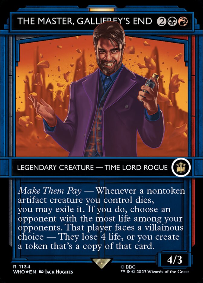 The Master, Gallifrey's End - Surge Foil