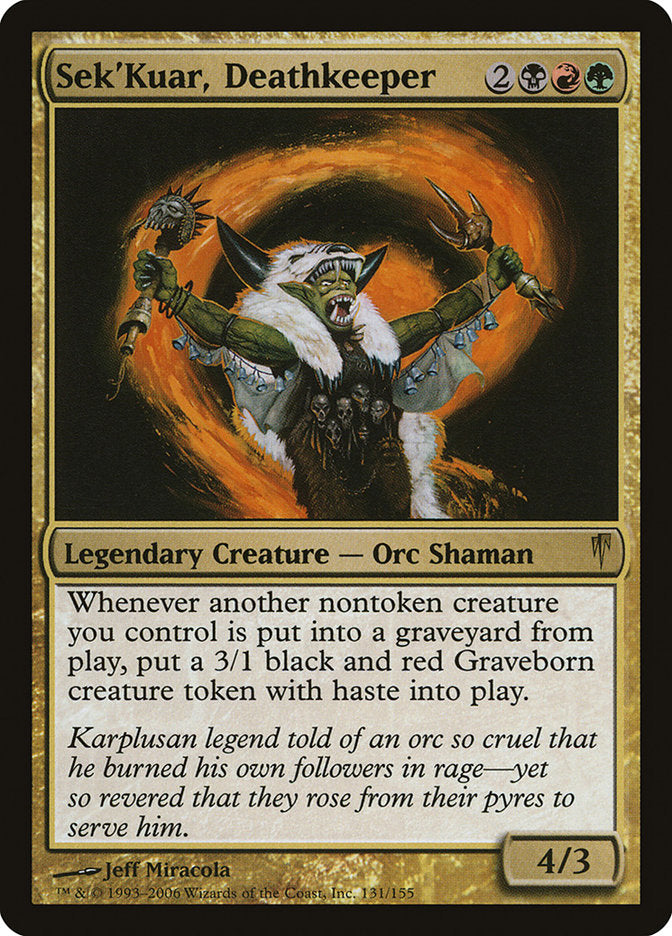 Sek'Kuar, Deathkeeper - Foil