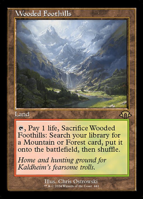 Wooded Foothills - Foil