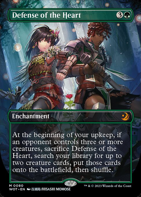Defense of the Heart - Anime Art Foil