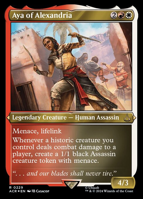 Aya of Alexandria - Foil-Etched