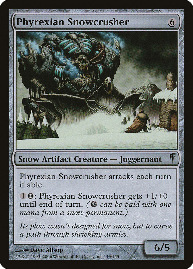 Phyrexian Snowcrusher - Foil