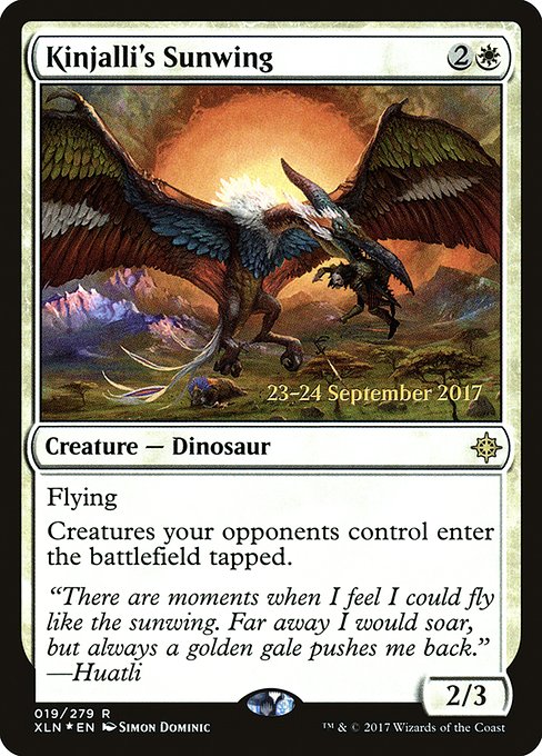 Kinjalli's Sunwing - Foil - Prerelease Promo
