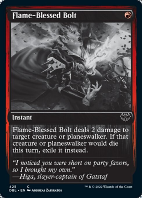 Flame-Blessed Bolt - Foil