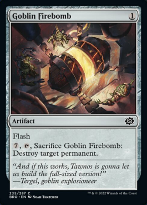 Goblin Firebomb - Foil
