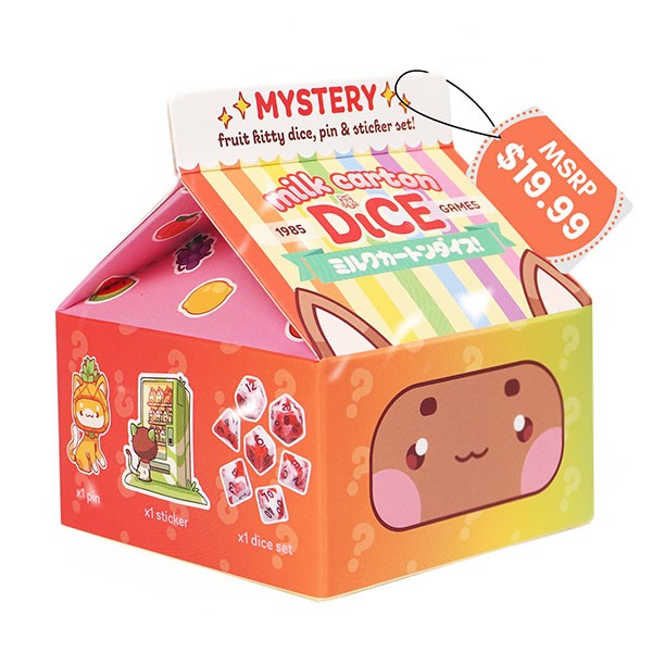 Milk Carton Mystery Dice - Pack