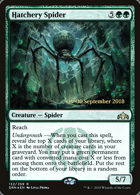 Hatchery Spider - Foil - Prerelease Promo