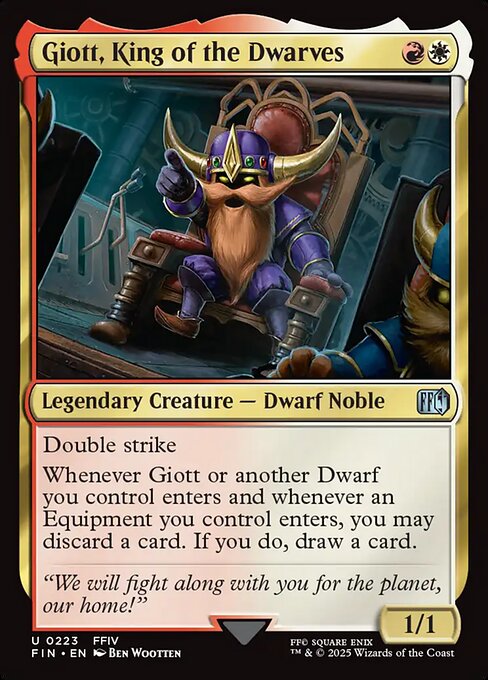 Giott, King of the Dwarves - Foil