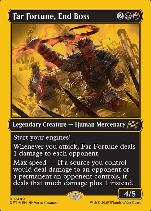 Far Fortune, End Boss - First Place Foil