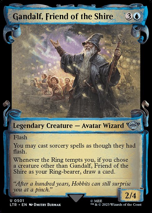 Gandalf, Friend of the Shire - Silver Foil