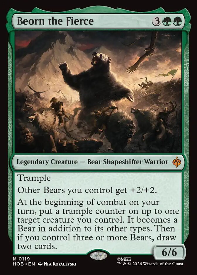Beorn the Fierce - Foil