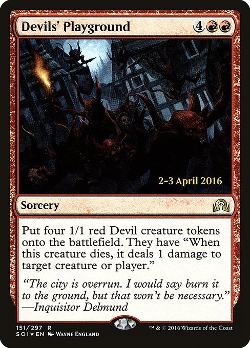 Devils' Playground - Foil - Prerelease Promo
