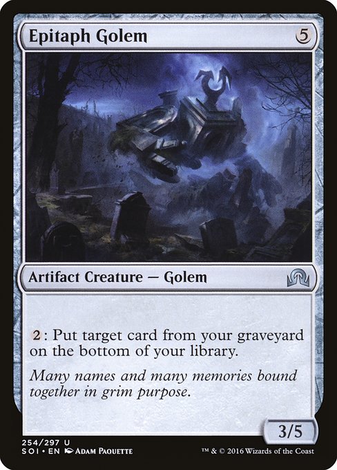 Epitaph Golem - Foil