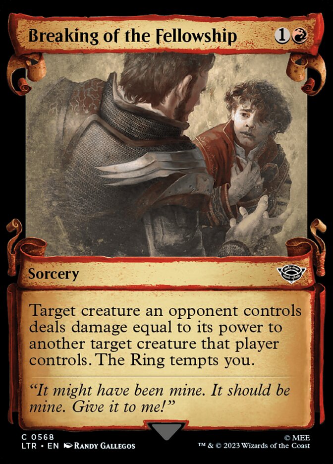Breaking of the Fellowship - Silver Foil