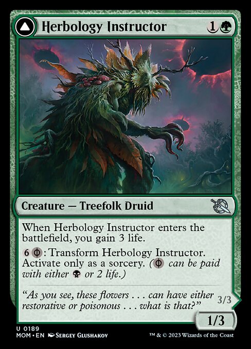 Herbology Instructor - Foil
