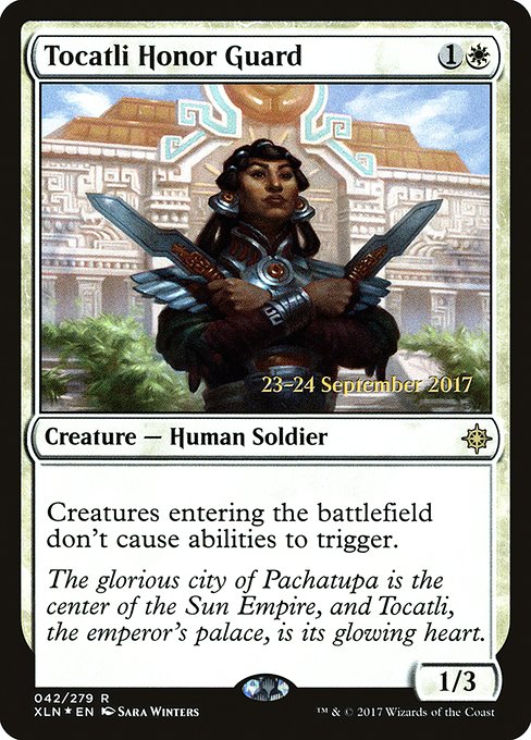 Tocatli Honor Guard - Foil - Prerelease Promo