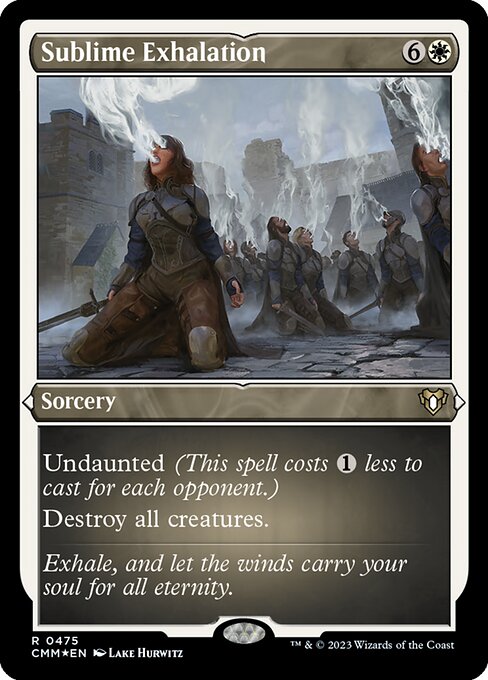 Sublime Exhalation - Foil-Etched