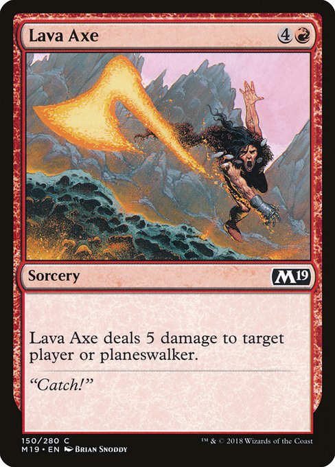 Lava Axe - Foil