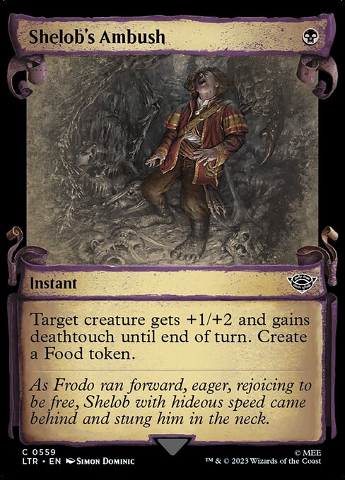 Shelob's Ambush - Silver Foil