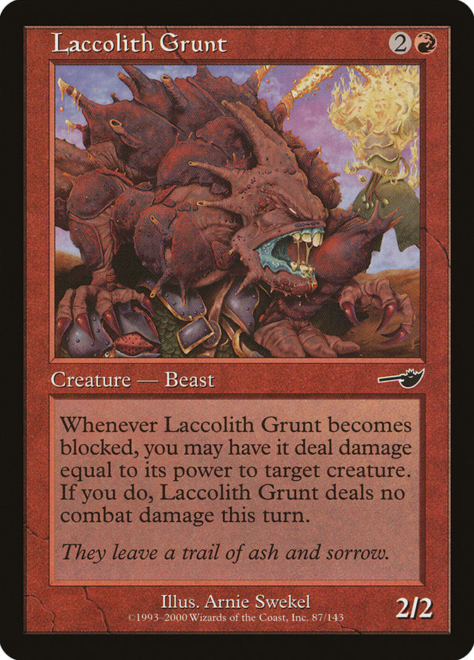 Laccolith Grunt - Foil