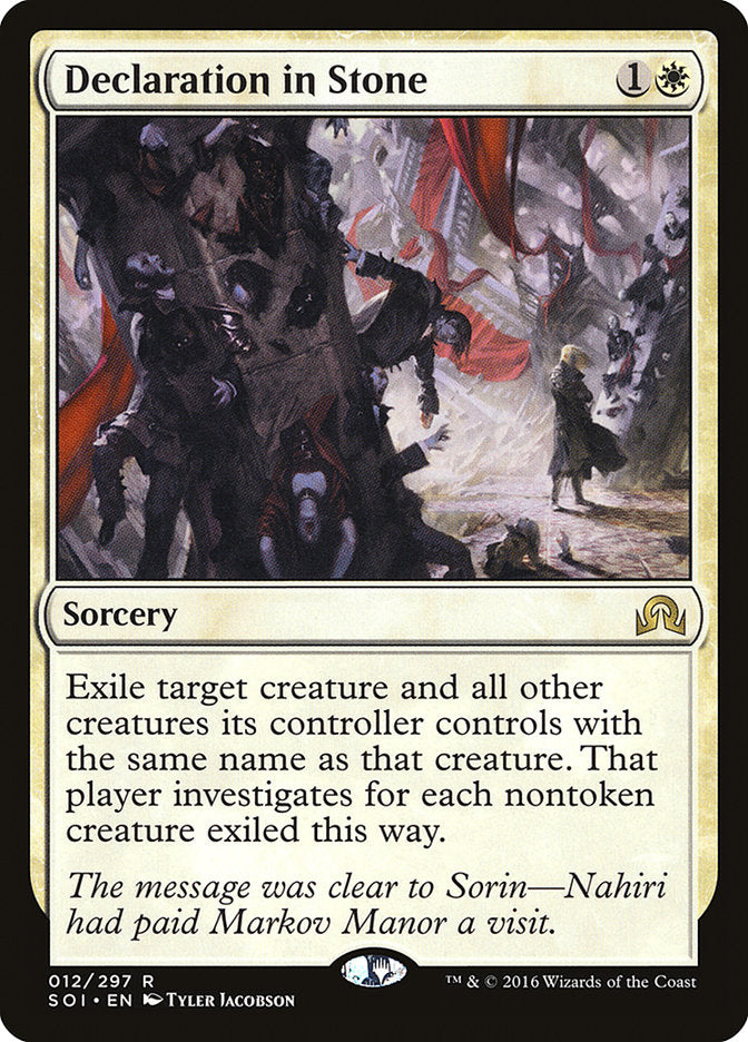 Declaration in Stone - Foil