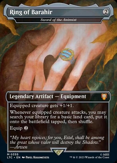 Sword of the Animist (0355 - Ring of Barahir) - Foil