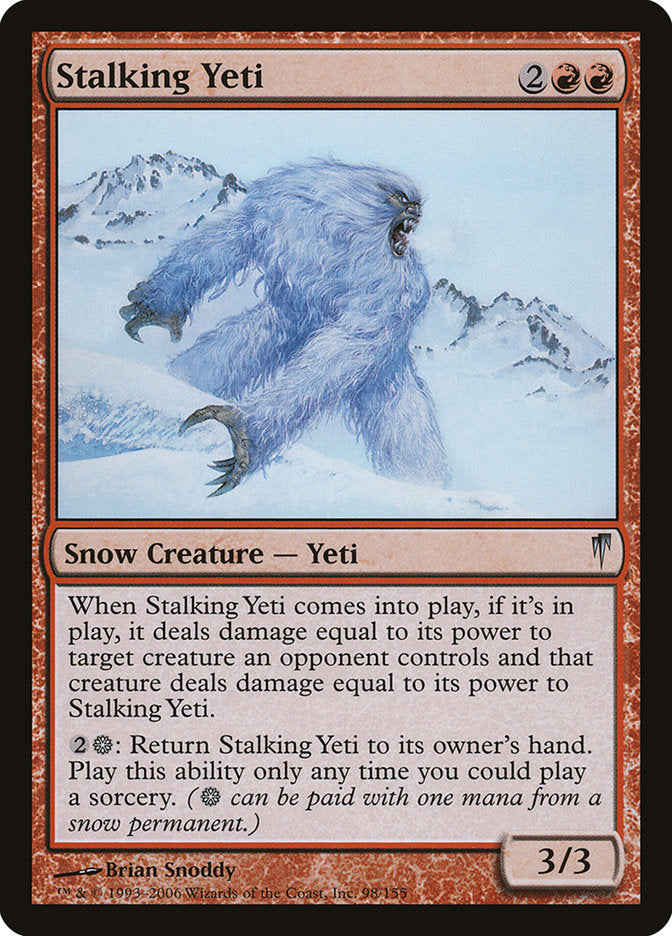 Stalking Yeti - Foil