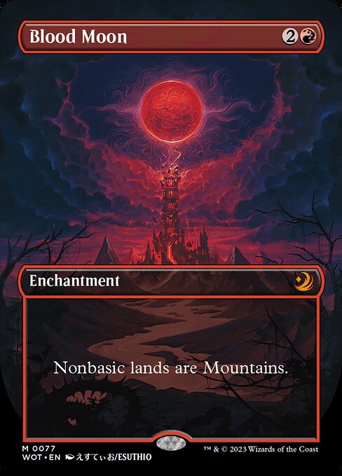 Blood Moon - Anime Art Foil