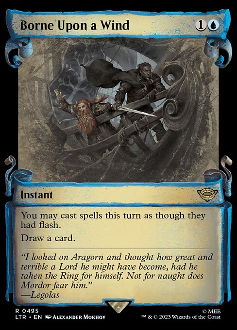 Borne Upon a Wind - Silver Foil