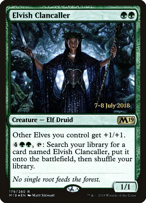 Elvish Clancaller - Foil - Prerelease Promo