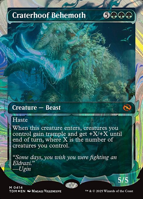Craterhoof Behemoth - Halo Foil
