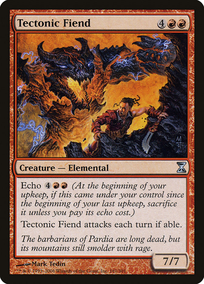 Tectonic Fiend - Foil