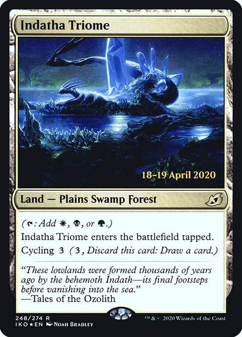 Indatha Triome - Foil - Prerelease Promo