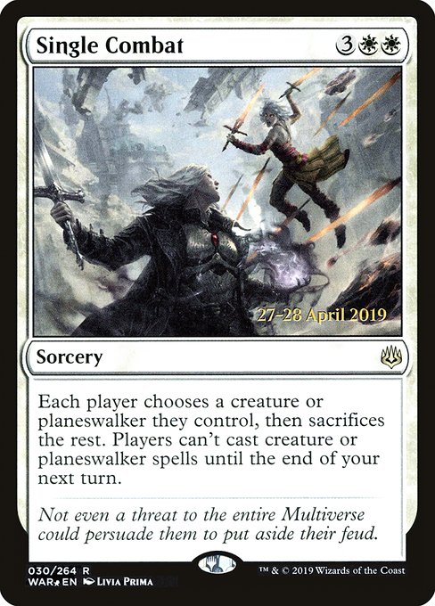 Single Combat - Foil - Prerelease Promo