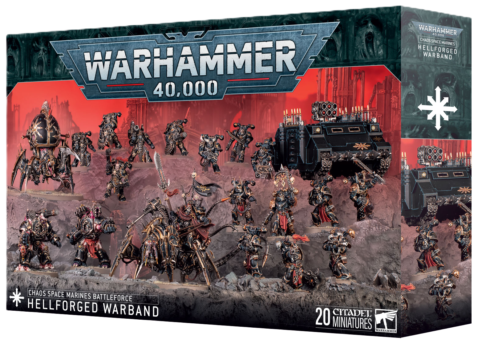 Warhammer 40,000: Chaos Space Marines Battleforce - Hellforged Warband