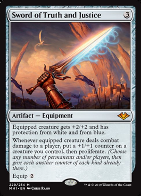 Sword of Truth and Justice - Foil
