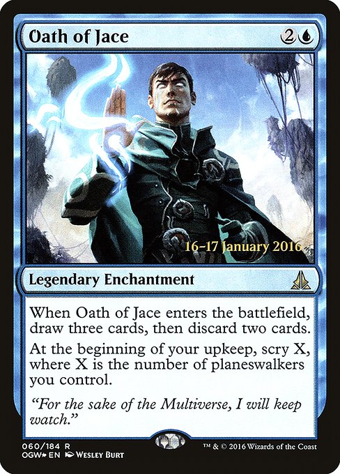 Oath of Jace - Foil - Prerelease Promo