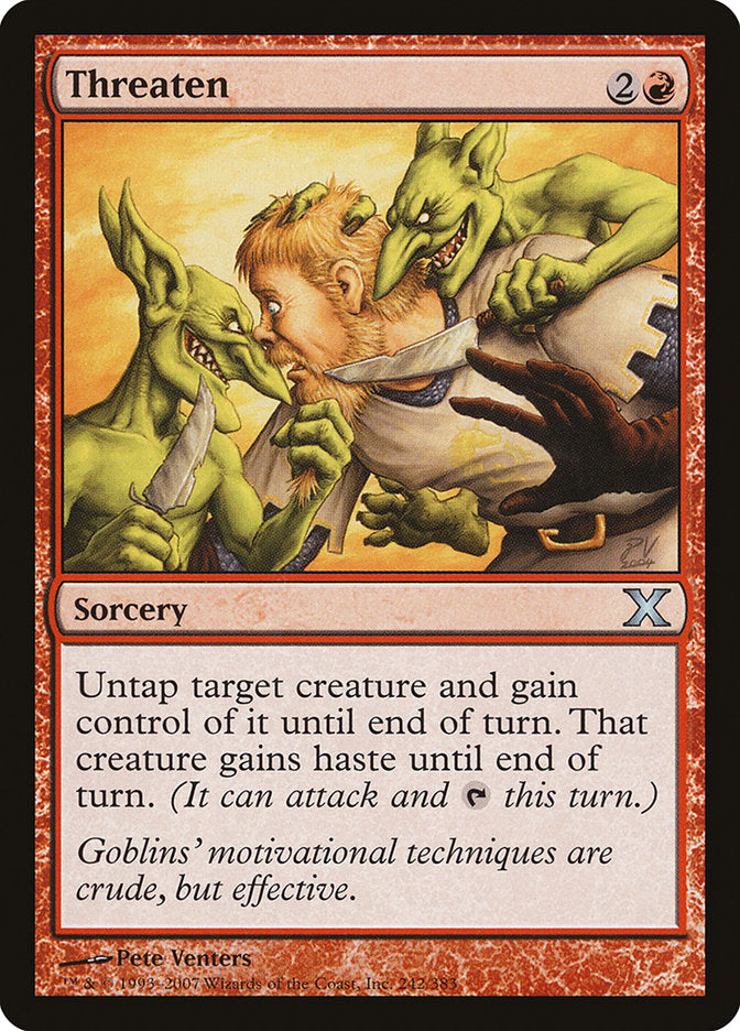 Threaten - Foil