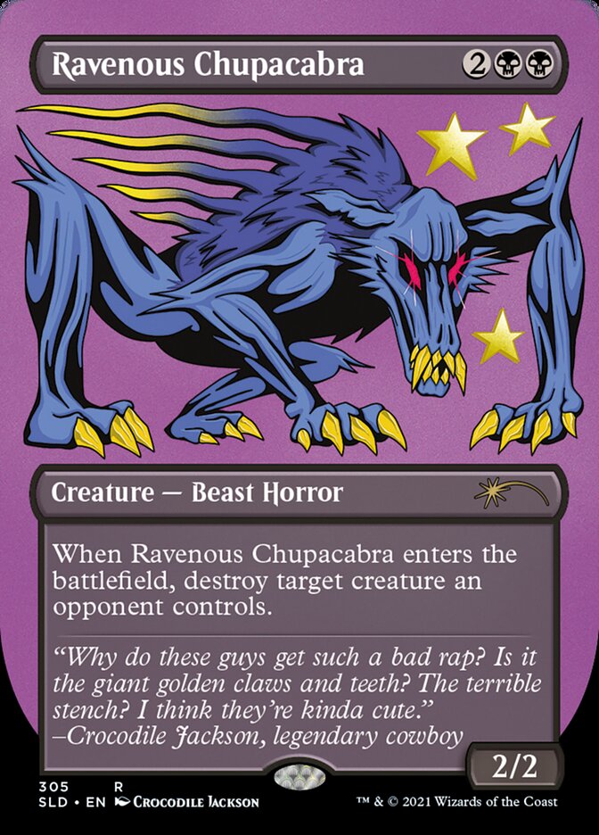 Ravenous Chupacabra - Foil Etched