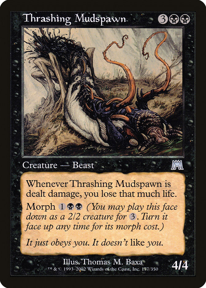 Thrashing Mudspawn - Foil