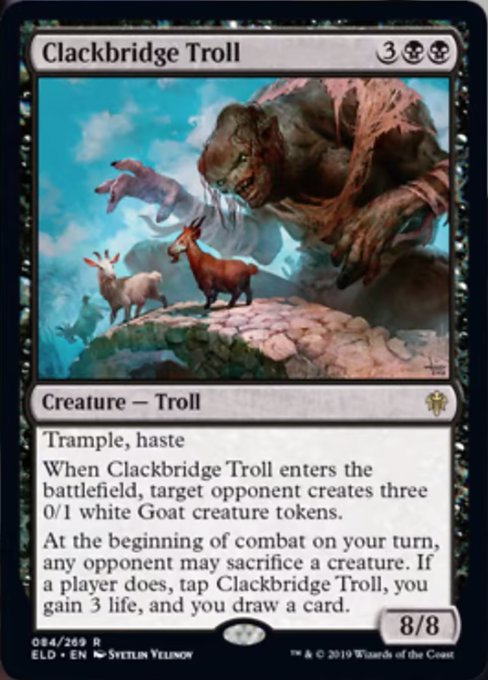 Clackbridge Troll - Foil