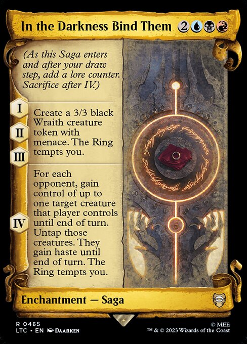 In the Darkness Bind Them - Silver Foil
