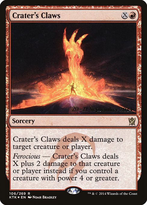 Crater's Claws - Foil - Prerelease Promo