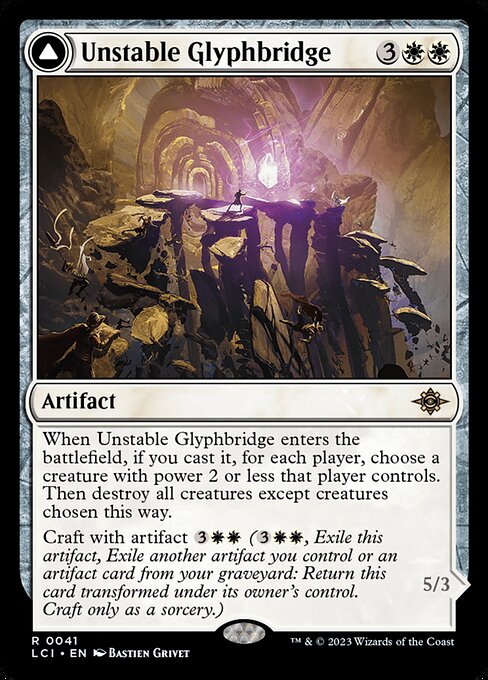 Unstable Glyphbridge - Foil