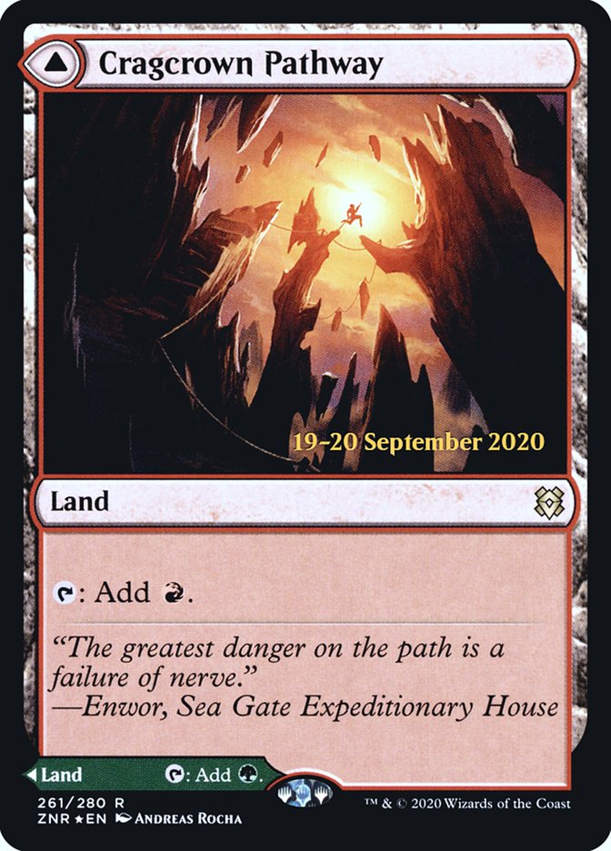 Cragcrown Pathway - Foil - Prerelease Promo
