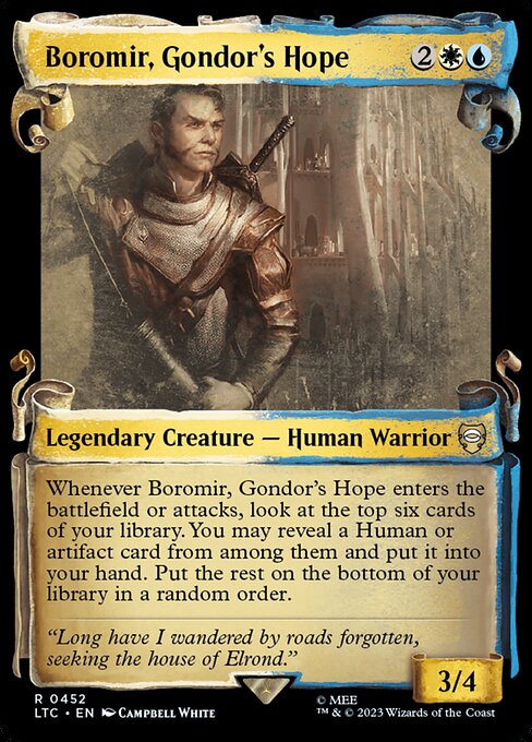 Boromir, Gondor's Hope - Silver Foil