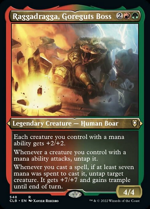 Raggadragga, Goreguts Boss - Foil-Etched