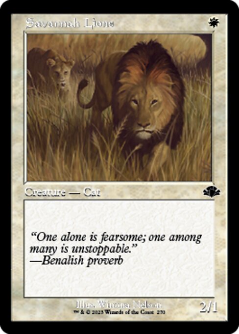 Savannah Lions - Foil