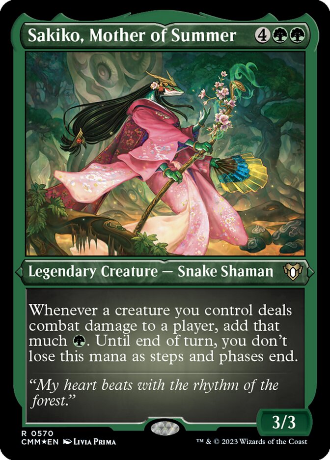 Sakiko, Mother of Summer - Foil-Etched