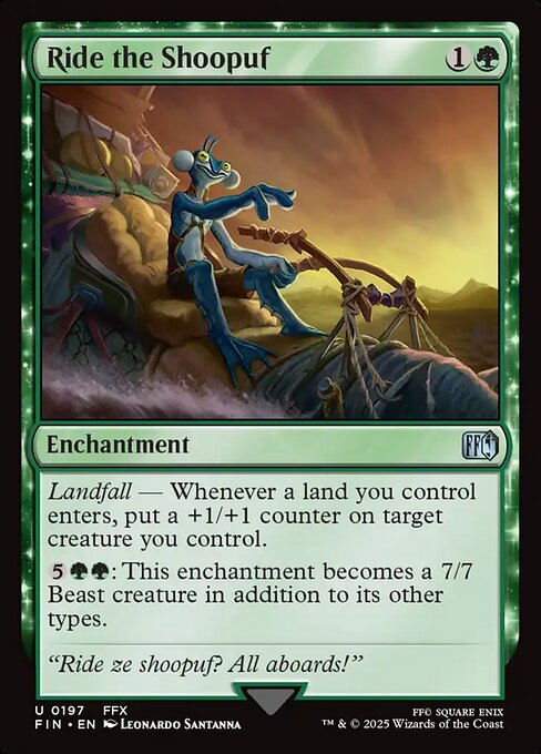 Ride the Shoopuf - Foil